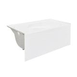 Ivy 48'' x 32" Bathtub with Apron Left Hand Drain in White