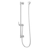 Modern Round 30 in. Slide Bar with 60 in. Hose in Polished Chrome