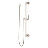 Transitional Round 30 in. Slide Bar with 60 in. Hose in Brushed Nickel