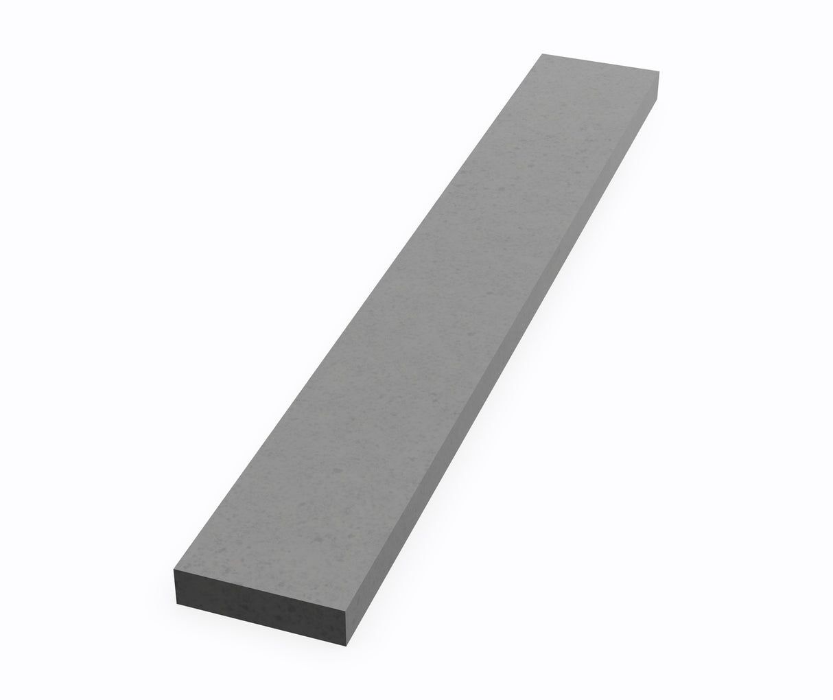 Swanstone VT-21-3SS 3/8" x 3" x 21" Sidesplash Ellipse Vanity Tops in Ash Gray VT02103SS.203