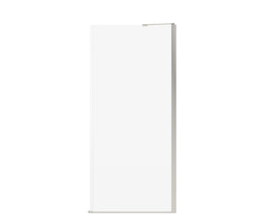MAAX 139583-900-305-000 Reveal Sleek 71 Return Panel for 36 in. Base with Clear glass in Brushed Nickel