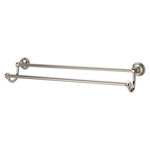Tisbury 24" Double Towel Bar in Polished Nickel