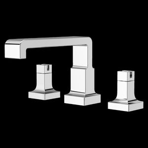 Verve 2-Handle Deck Mounted Roman Tub Trim without Handles in Polished Chrome