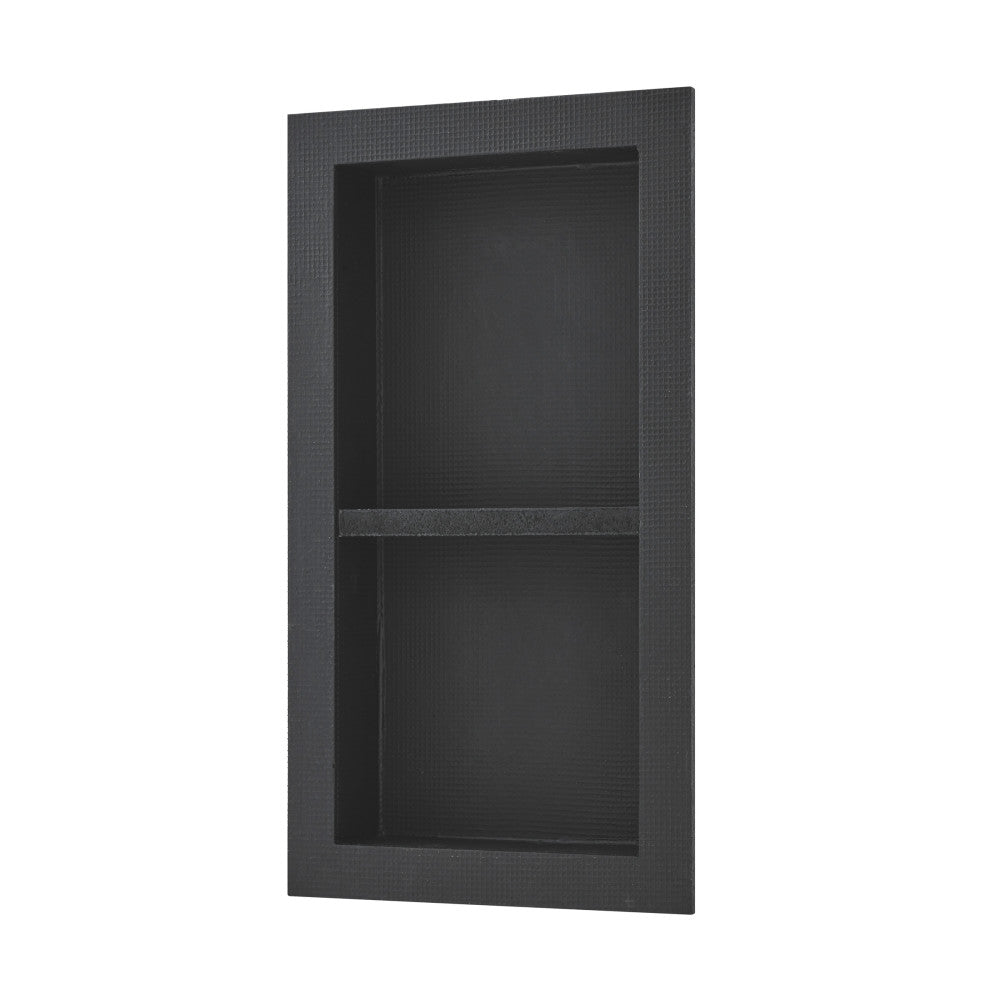 Dover 12" x 25" Double Shelf Wall Niche