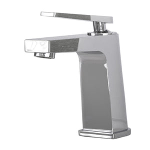 DAX Brass Single Handle Bathroom Faucet, Chrome DAX-9802