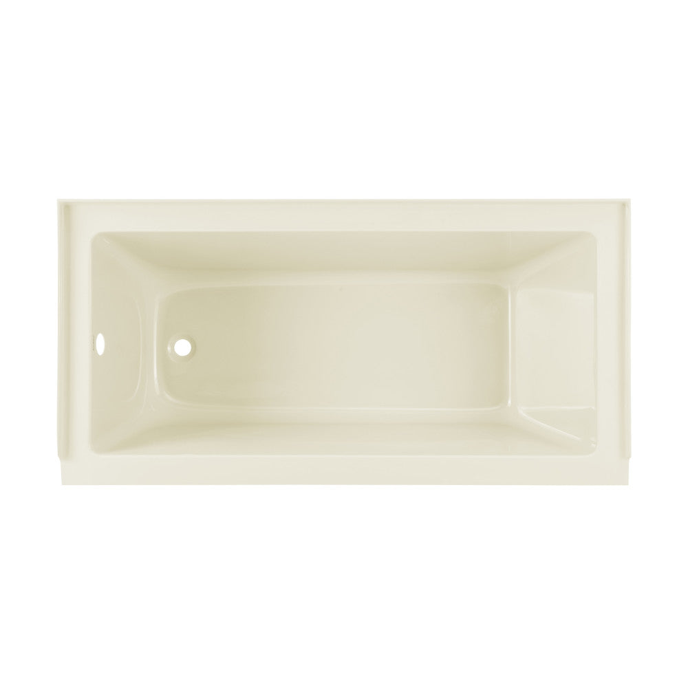 Voltaire 60" X 30" Left-Hand Drain Alcove Bathtub in Bisque