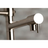 Gourmetier LS8508CTL Continental Single-Handle Pre-Rinse Kitchen Faucet, Brushed Nickel