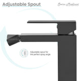 Concorde Bidet Faucet in Matte Black