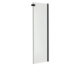 MAAX 139393-900-340-000 Halo Return Panel for 30 in. Base with Clear glass in Matte Black