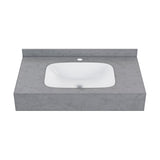 Avancer 36'' Wall Mount Sink In Charcoal Grey