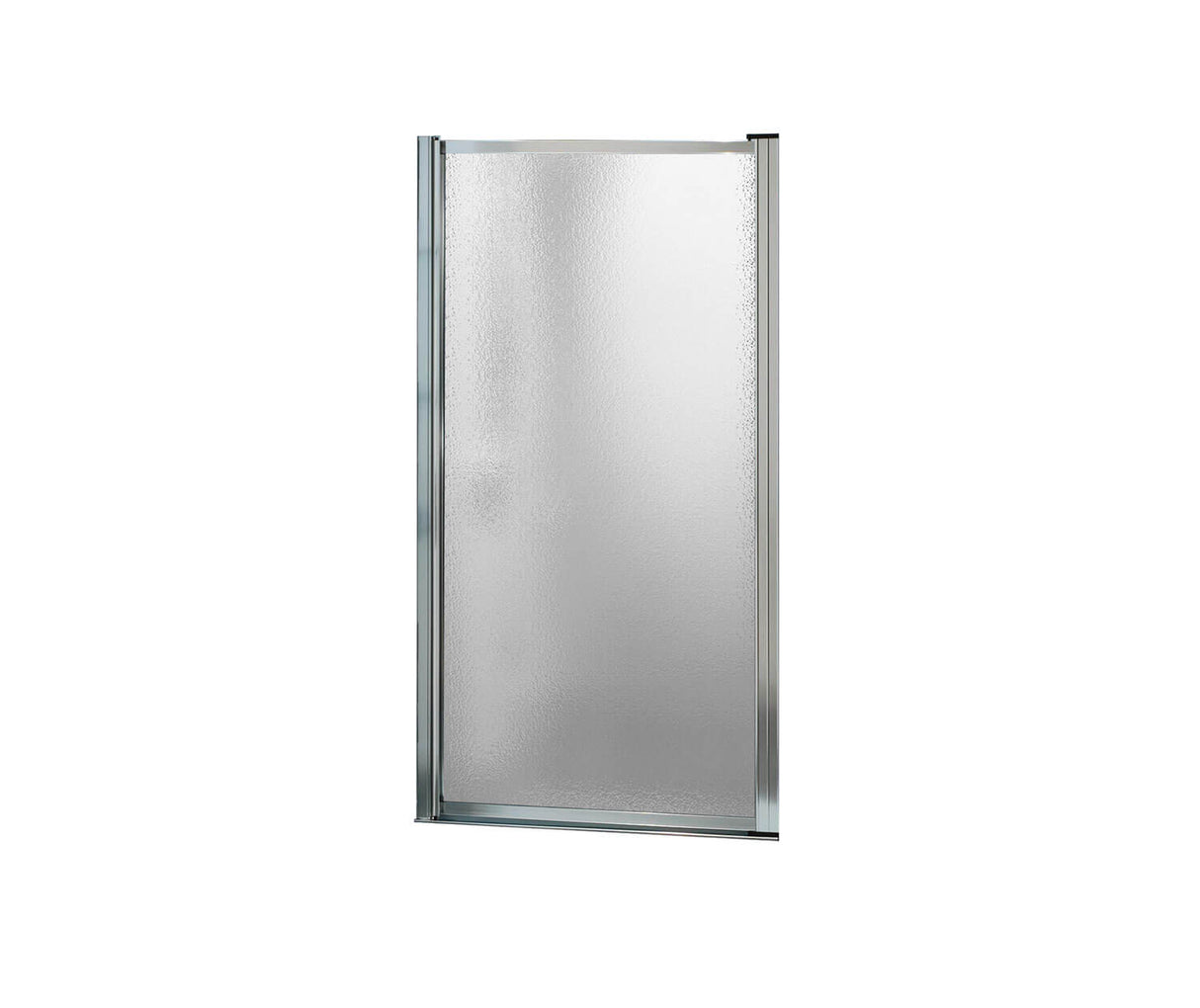 MAAX 136635-970-084-000 Pivolok 27-28 ¾ x 64 ½ in. Pivot Shower Door for Alcove Installation with Raindrop glass in Chrome