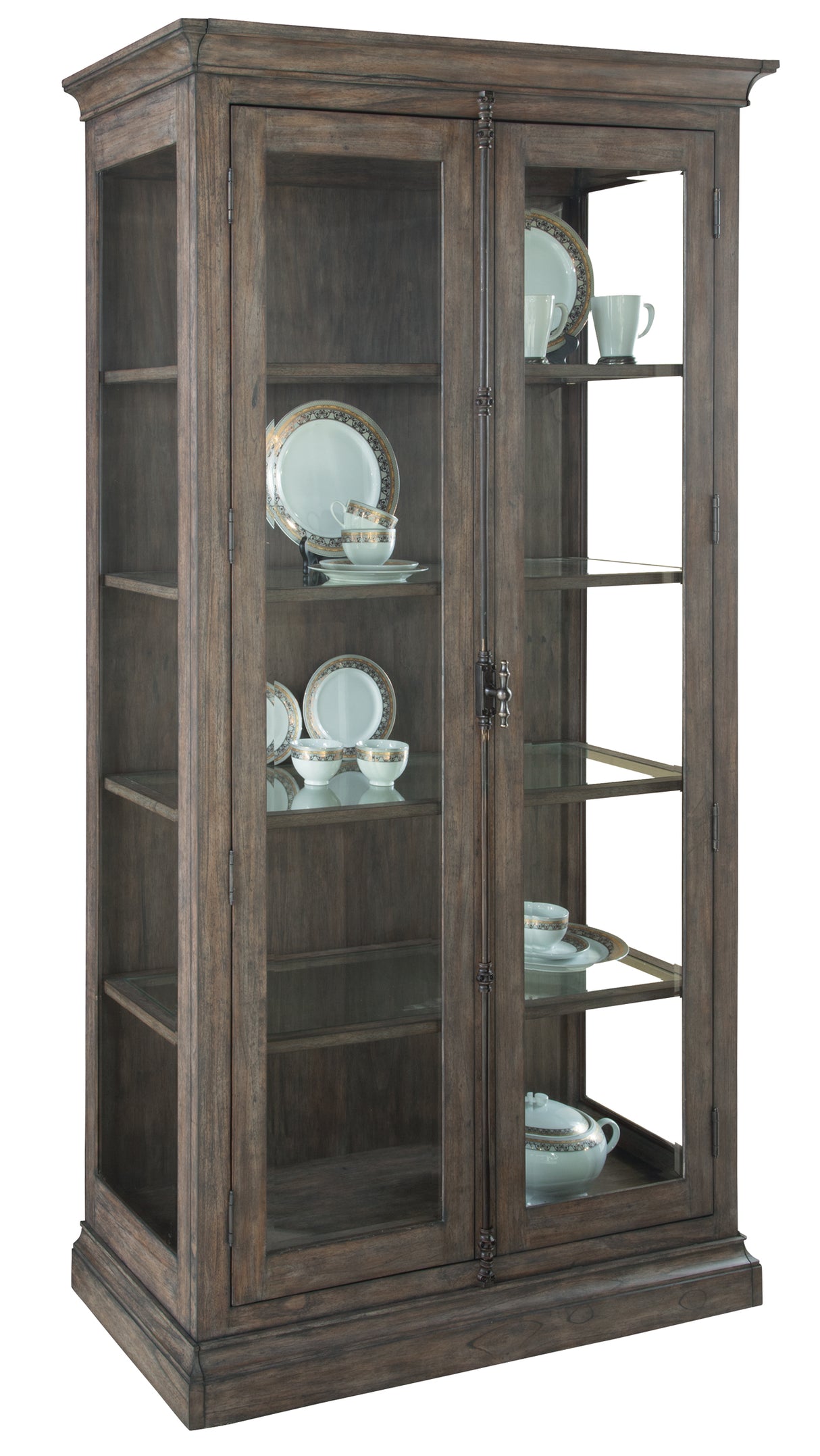 Hekman 23528 Lincoln Park 42in. x 17.5in. x 82.5in. Display Cabinet