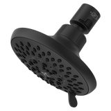 Pfirst Modern 5 Function Quick Connect Showerhead in Spot Defense Matte Black- Job Pack (12)