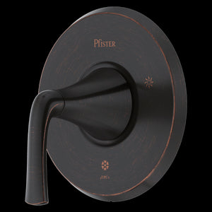 McAllen 1-Handle Tub & Shower Valve Only Trim Kit in Tuscan Bronze