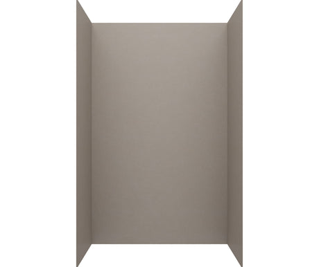 Swanstone SMMK96-3636 36 x 36 x 96 Swanstone Smooth Glue up Shower Wall Kit in Clay SMMK963636.212