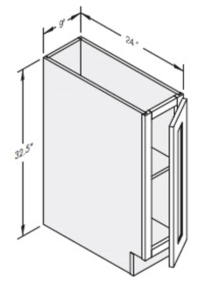 Cab-Tec Shaker Caramel Kitchen Cabinet - SC-TB09ADA