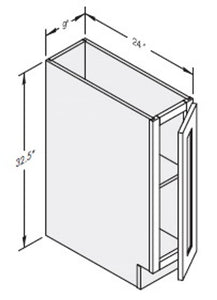 Cab-Tec Shaker Caramel Kitchen Cabinet - SC-TB09ADA