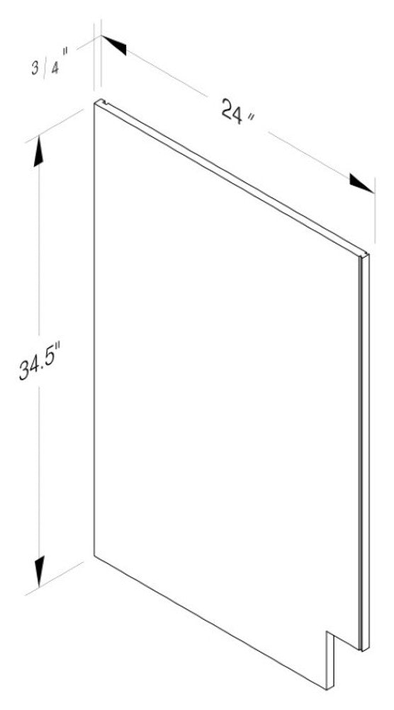 Cab-Tec Shaker Navel Kitchen Cabinet - SN-BEPL