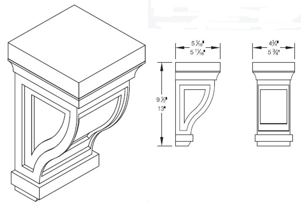 Cab-Tec Sturbridge White Kitchen Cabinet - SBW-CB9