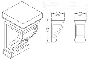 Cab-Tec Shaker Caramel Kitchen Cabinet - SC-CB9