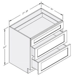 Cab-Tec Sturbridge White Kitchen Cabinet - SBW-DB30