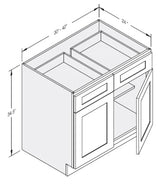 Cab-Tec Sturbridge Caramel Kitchen Cabinet - SBC-B30