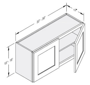 Cab-Tec Sturbridge Caramel Kitchen Cabinet - SBC-W3618