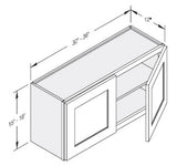 Cab-Tec Shaker Caramel Kitchen Cabinet - SC-W3318