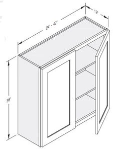 Cab-Tec Shaker Caramel Kitchen Cabinet - SC-W3336