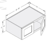 Cab-Tec Shaker Caramel Kitchen Cabinet - SC-W331524