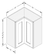 Cab-Tec Shaker Grey Kitchen Cabinet - SG-WLS2442