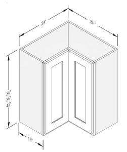 Cab-Tec Shaker White Kitchen Cabinet - SW-WLS2436