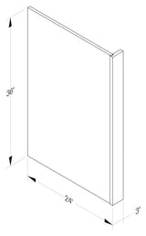 Cab-Tec Shaker Navel Kitchen Cabinet - SN-DWR36