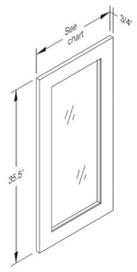 Cab-Tec Shaker Grey Kitchen Cabinet - SG-W3612GD