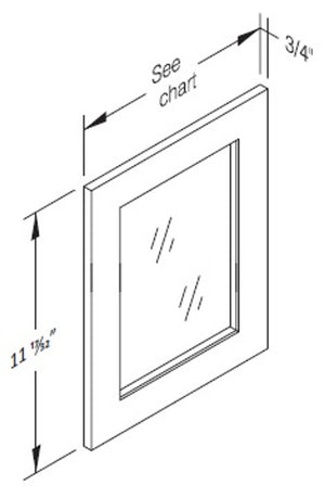 Cab-Tec Sturbridge Caramel Kitchen Cabinet - SBC-W2442GD