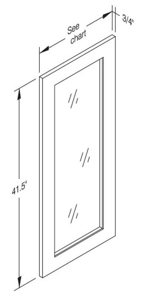 Cab-Tec Sturbridge Caramel Kitchen Cabinet - SBC-W3042GD