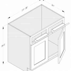 Cab-Tec Shaker Navel Kitchen Cabinet - SN-SB30