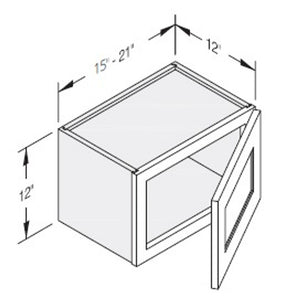 Cab-Tec Shaker Grey Kitchen Cabinet - SG-W1512