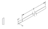 Cab-Tec Shaker White Kitchen Cabinet - SW-SM