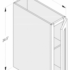 Cab-Tec Shaker Navel Kitchen Cabinet - SN-TB09