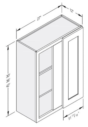 Cab-Tec Sturbridge Caramel Kitchen Cabinet - SBC-WBL2730