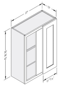 Cab-Tec Shaker Grey Kitchen Cabinet - SG-WBL2742