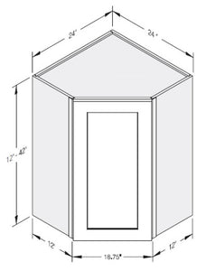 Cab-Tec Shaker Grey Kitchen Cabinet - SG-WDC2436