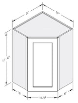 Cab-Tec Shaker Caramel Kitchen Cabinet - SC-WDC2442