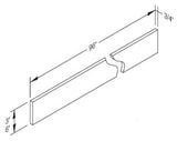 Cab-Tec Sturbridge Caramel Kitchen Cabinet - SBC-WF696