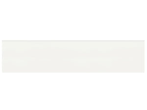 Anatolia Tile 2 X 8 Soho Canvas White Matte Glazed Ceramic Wall Bullnose 4002-0130-0 Canvas White 2x8 Bullnose Matte - premium natural stone mosaic tile from Anatolia Tile, available at PoshHaus showroom in Keene, NH
