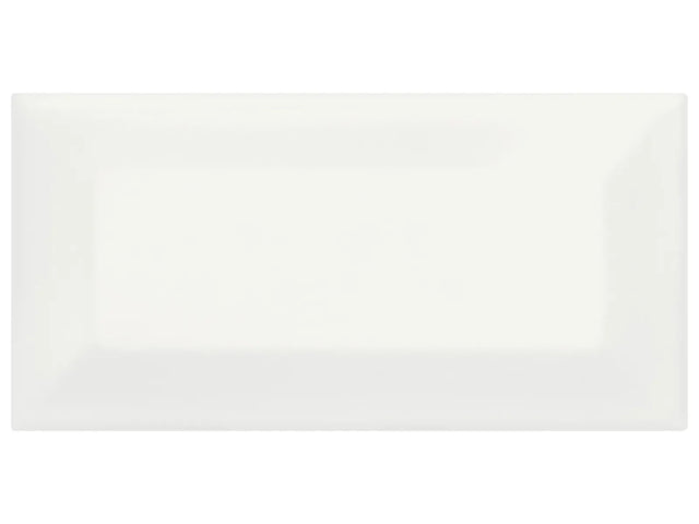 Anatolia Tile 3 X 6 Soho Canvas White Beveled Glossy Glazed Ceramic Wall Tile 4000-0161-1 Canvas White 3x6 Beveled - premium natural stone mosaic tile from Anatolia Tile, available at PoshHaus showroom in Keene, NH