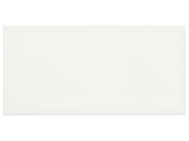 Anatolia Tile 3 X 6 Soho Canvas White Matte Glazed Ceramic Wall Tile 4000-0160-1 Canvas White 3x6 Matte - premium natural stone mosaic tile from Anatolia Tile, available at PoshHaus showroom in Keene, NH