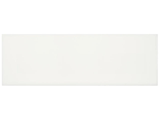Anatolia Tile 4 X 12 Soho Canvas White Glossy Glazed Ceramic Wall Tile 4000-0172-0 Canvas White 4x12 - premium natural stone mosaic tile from Anatolia Tile, available at PoshHaus showroom in Keene, NH