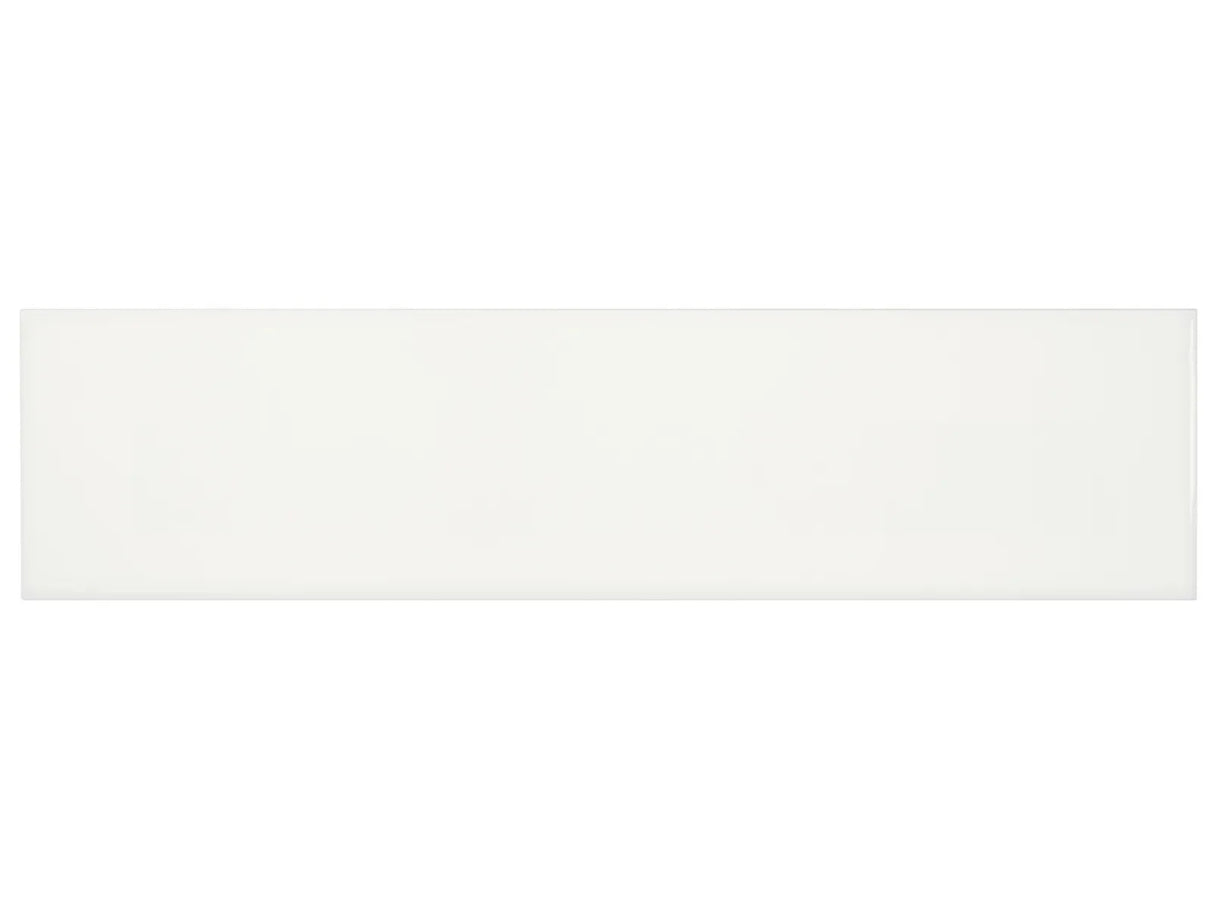 Anatolia Tile 4 X 16 Soho Canvas White Glossy Glazed Ceramic Wall Tile 4000-0170-0 Canvas White 4x16 Glossy - premium natural stone mosaic tile from Anatolia Tile, available at PoshHaus showroom in Keene, NH